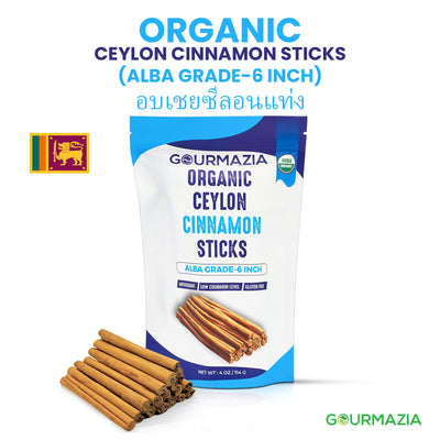 Ceylon Cinnamon Sticks 6 Inch Pouch