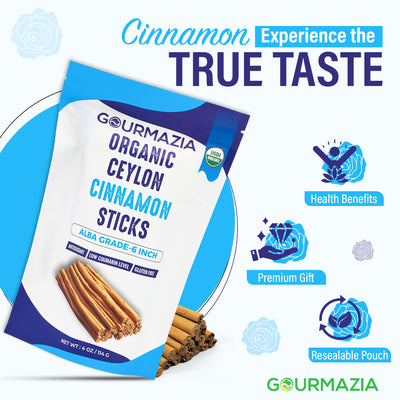 Ceylon Cinnamon Sticks 6 Inch Pouch