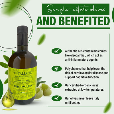 Italian Oilive Oil 500ml Glass Bottle