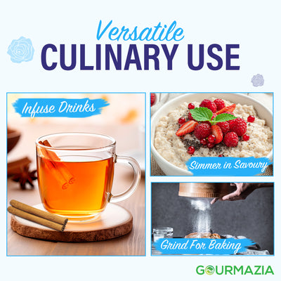 Ceylon Cinnamon Sticks 6 Inch Pouch