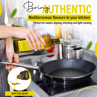 Italian Oilive Oil 1000ml Glass Bottle