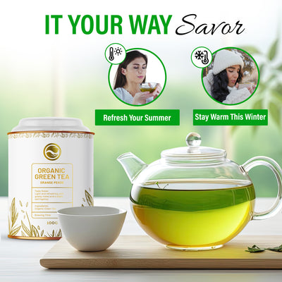 Gourmazia Sri Lankan Ceylon Green Tea 100g